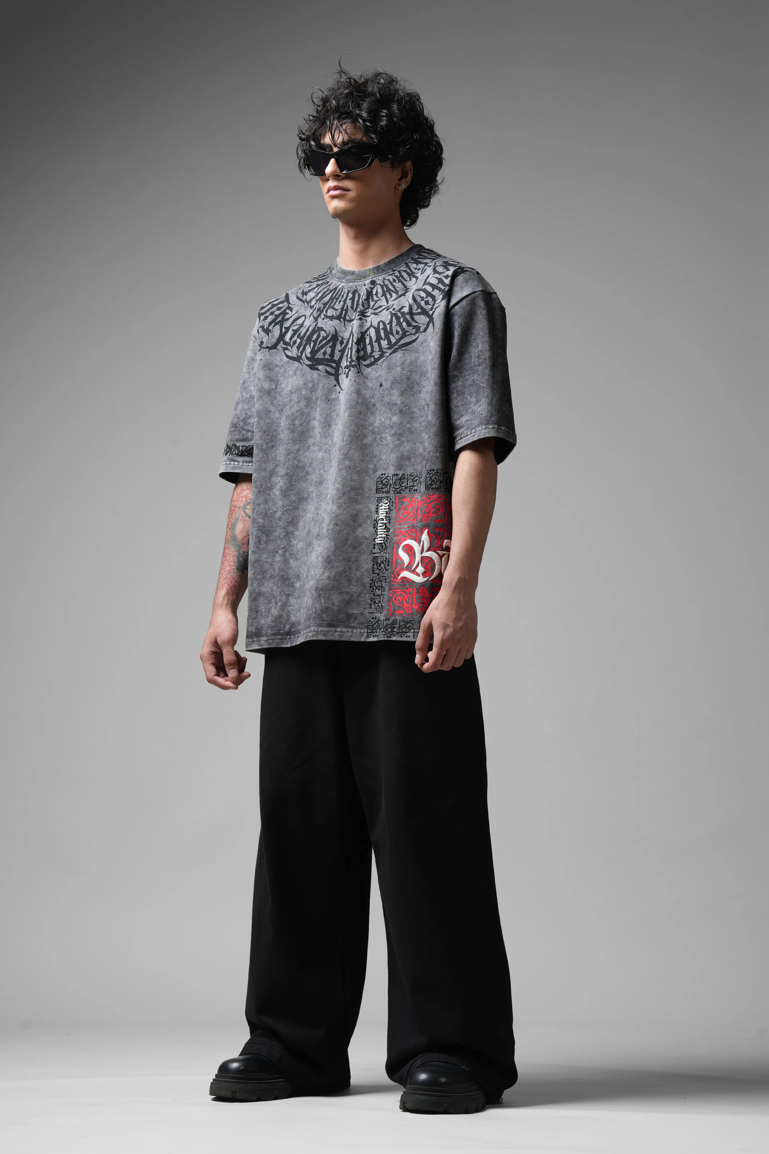 Balance Acid Washed Grey T-shirt - Image 7