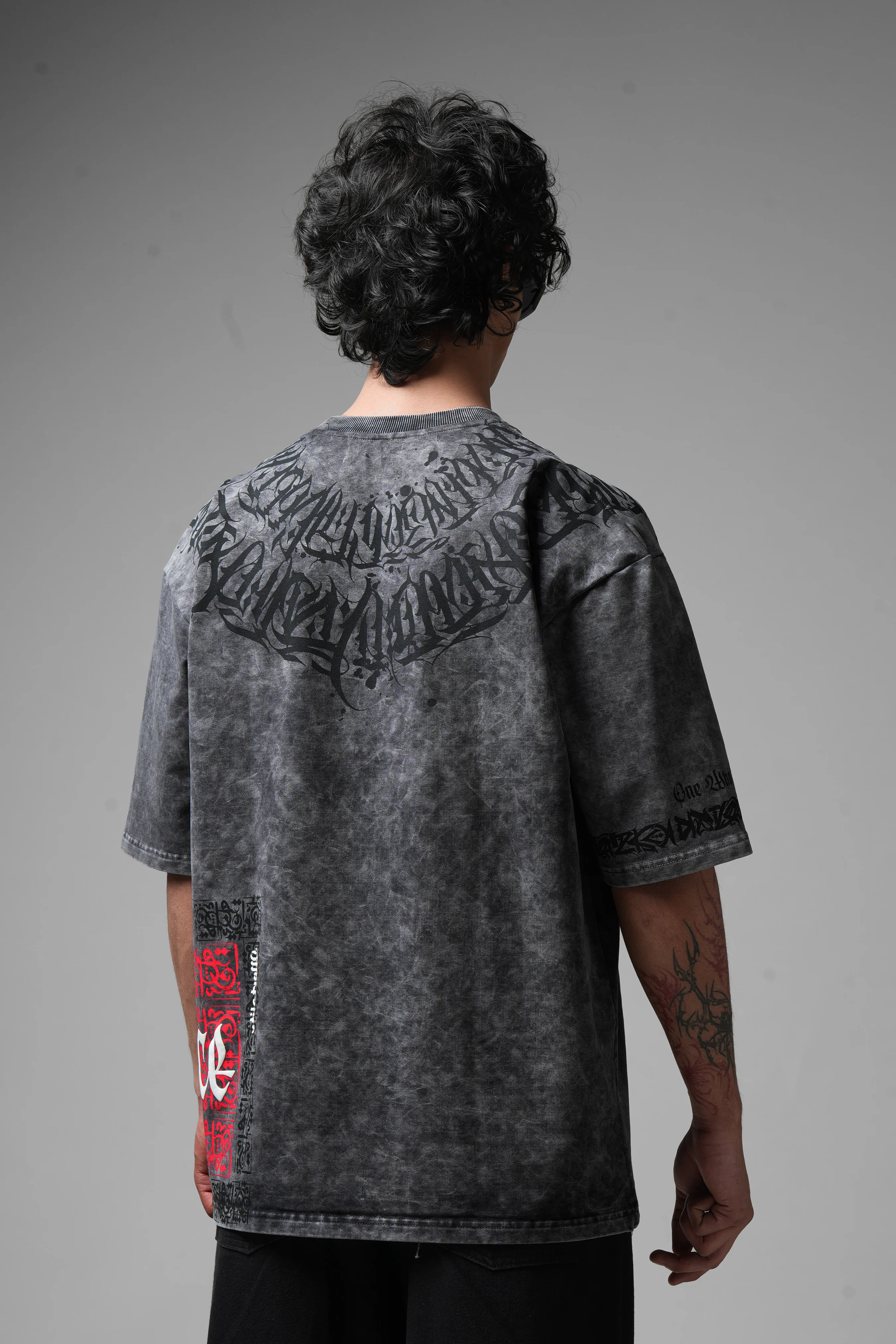 Balance Acid Washed Grey T-shirt - Image 9
