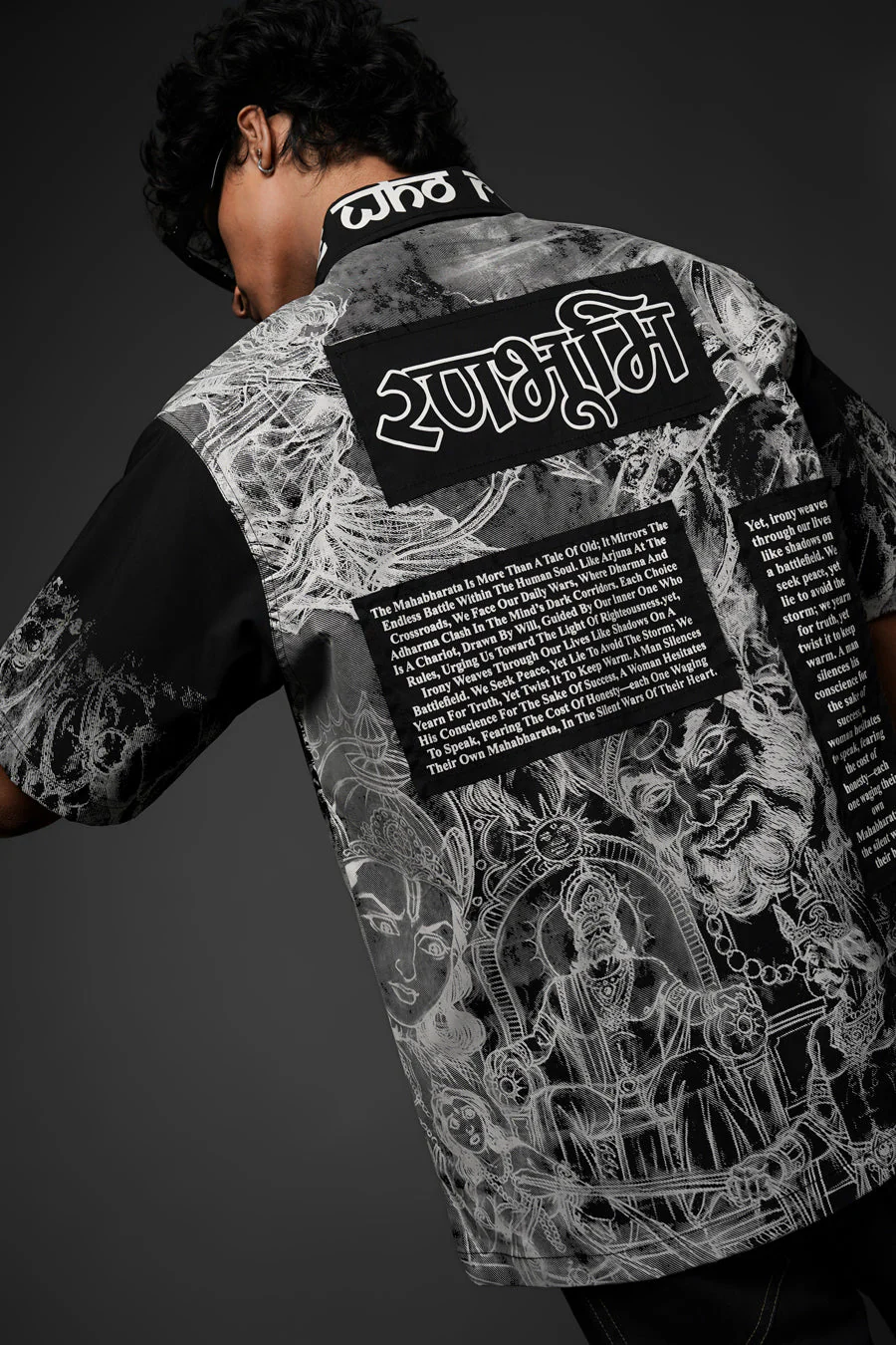 Black Ranbhoomi Shirt - Image 9