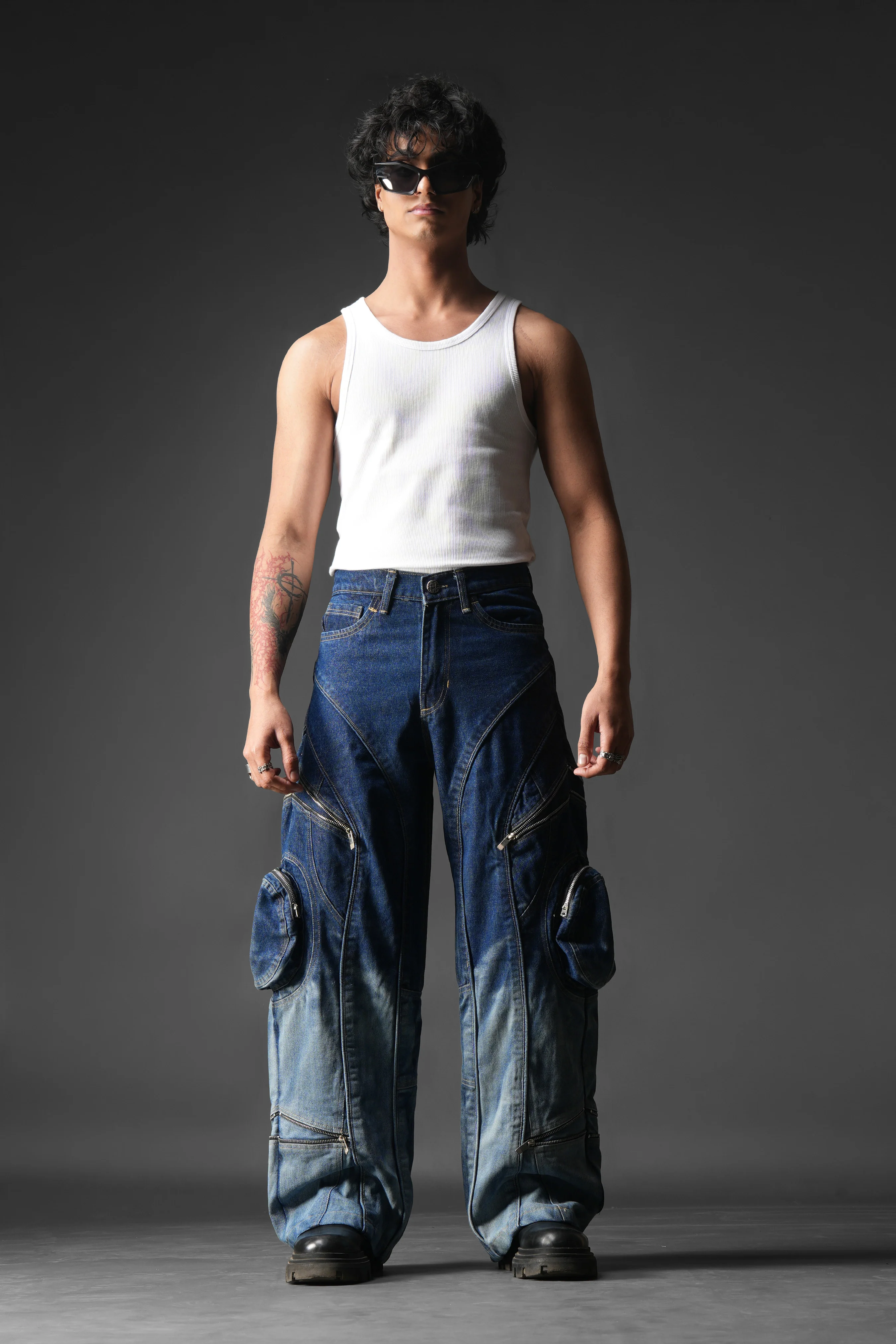 Ink Burn Utility Denims - Image 2