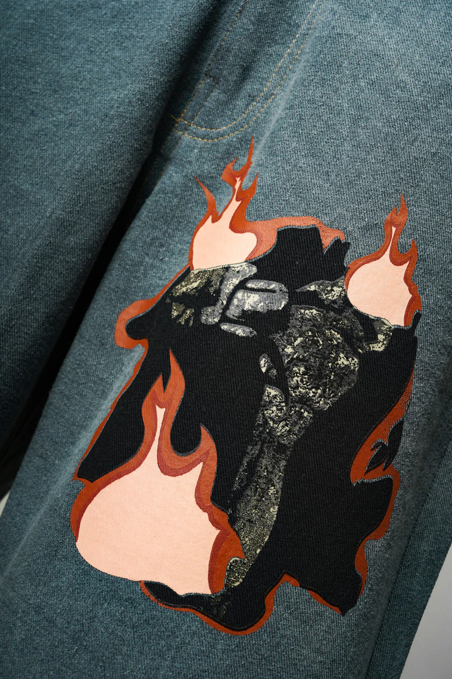 Mortality Grey Denims - Image 11