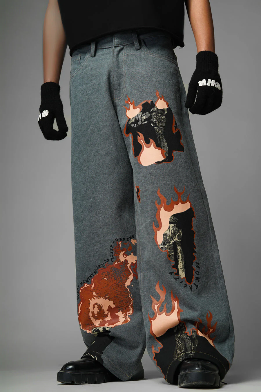 Mortality Grey Denims - Image 12