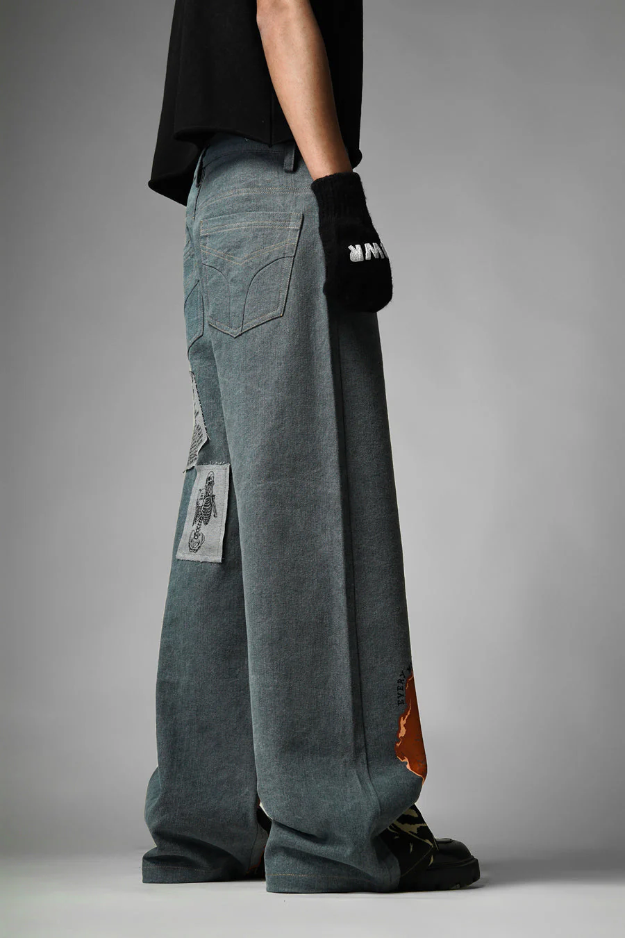 Mortality Grey Denims - Image 14