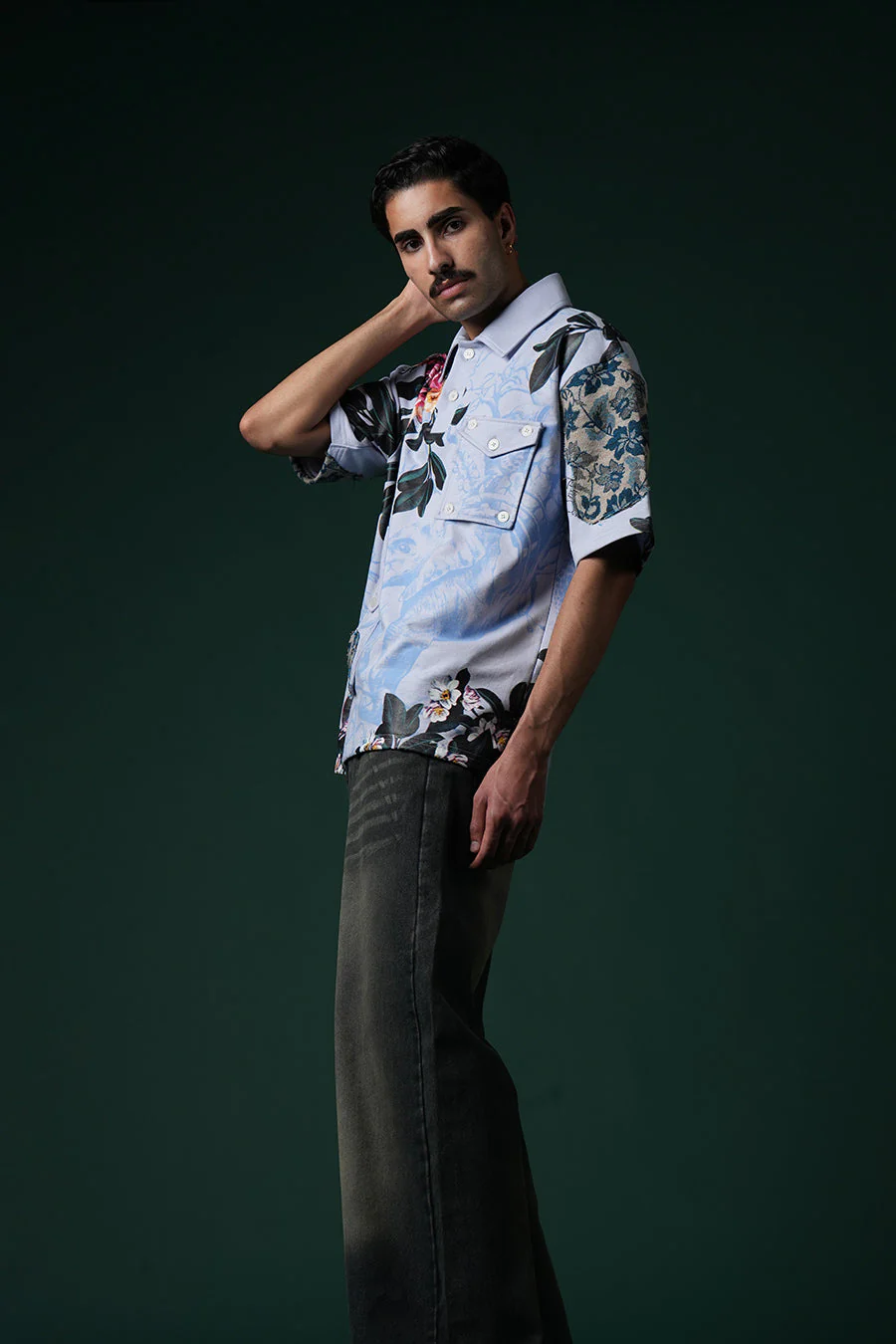 Neelvan Bloom Polo T-shirt - Image 12