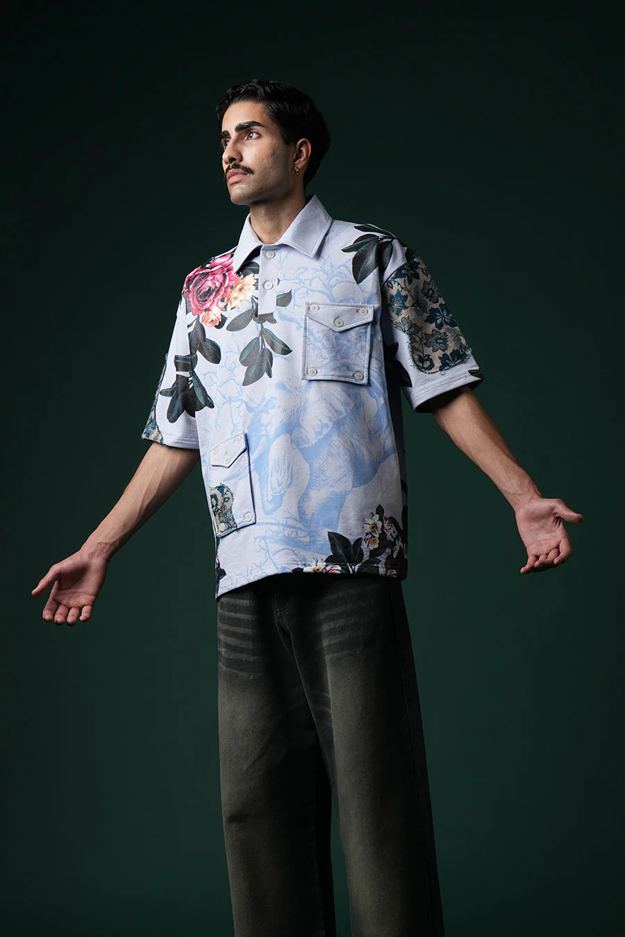 Neelvan Bloom Polo T-shirt - Image 14