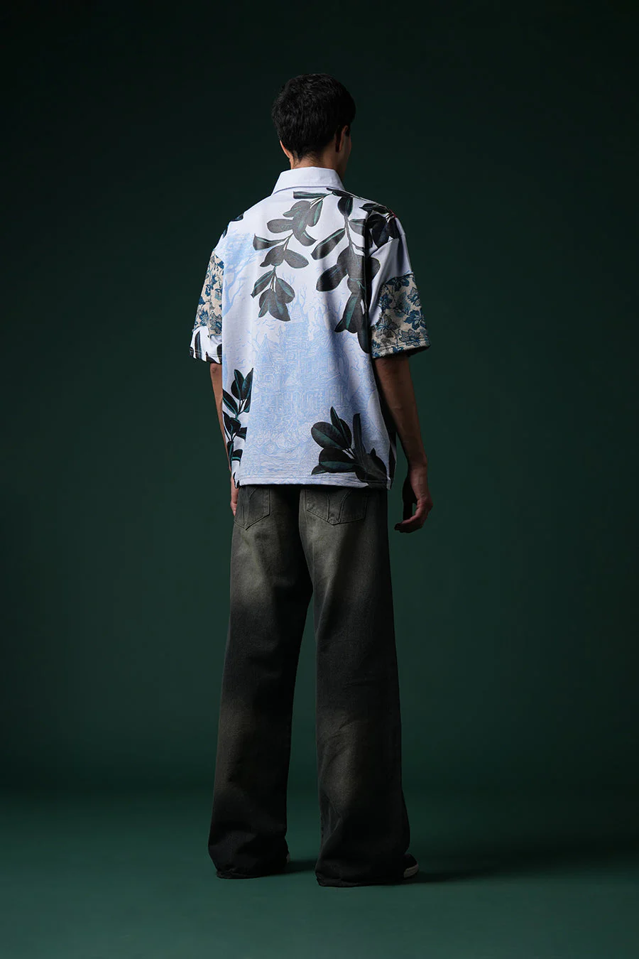 Neelvan Bloom Polo T-shirt - Image 8