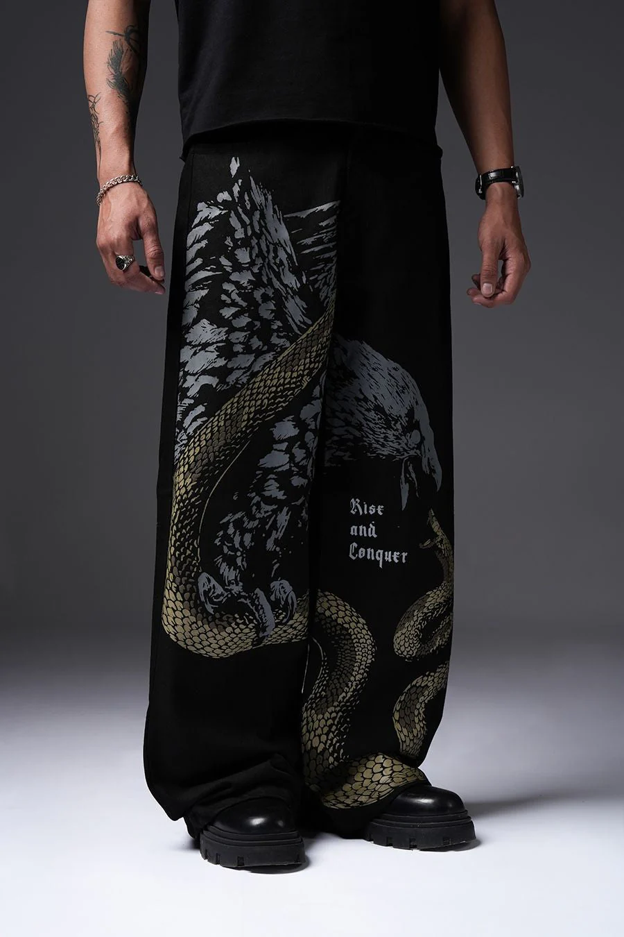 Rise and Conquer Black Denims - Image 5