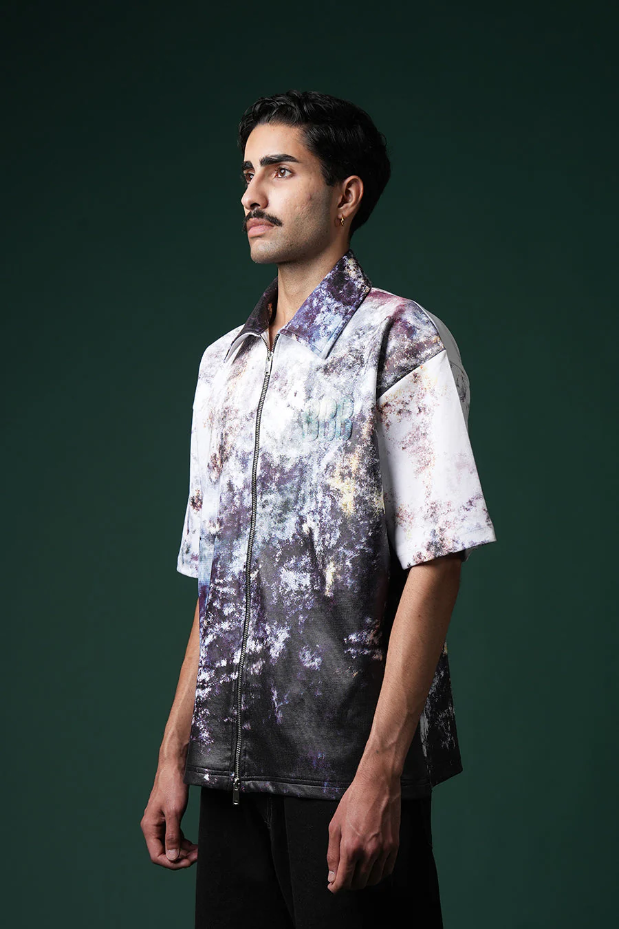 Sacred Ash Zipper Polo T-shirt - Image 11