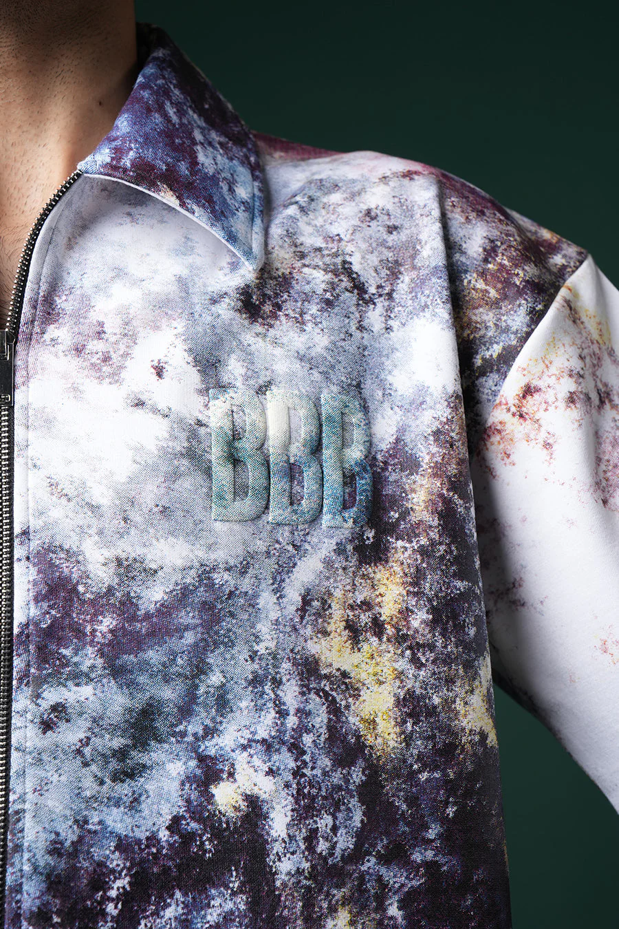 Sacred Ash Zipper Polo T-shirt - Image 3
