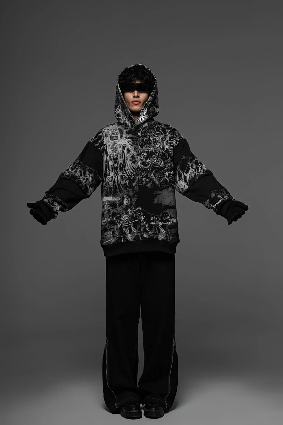 Sweatshirt Black Ranbhoomi - Image 15