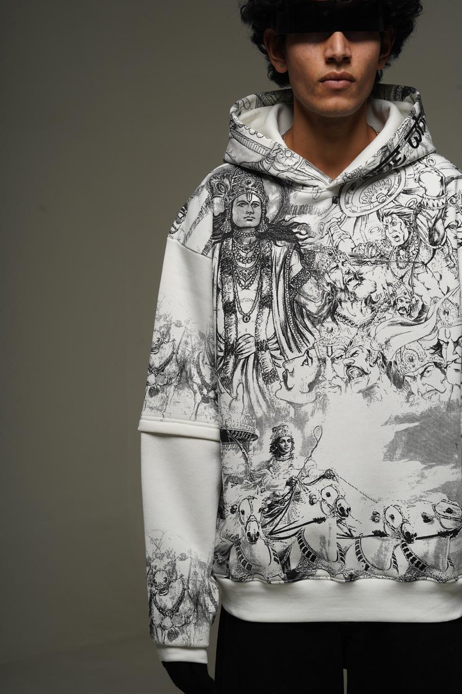 Sweatshirt White Ranbhoomi - Image 13