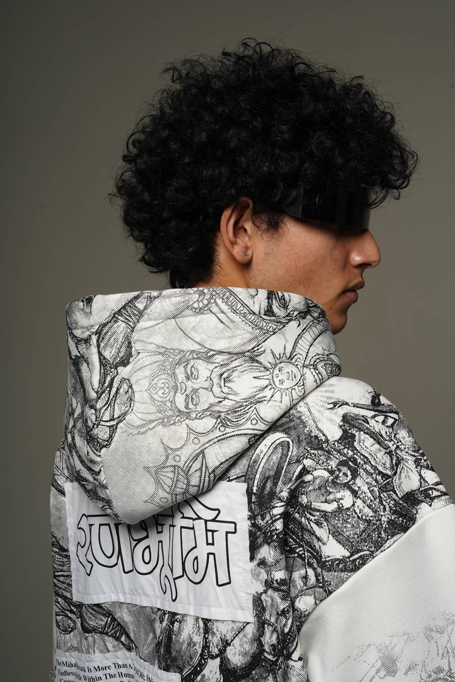 Sweatshirt White Ranbhoomi - Image 3