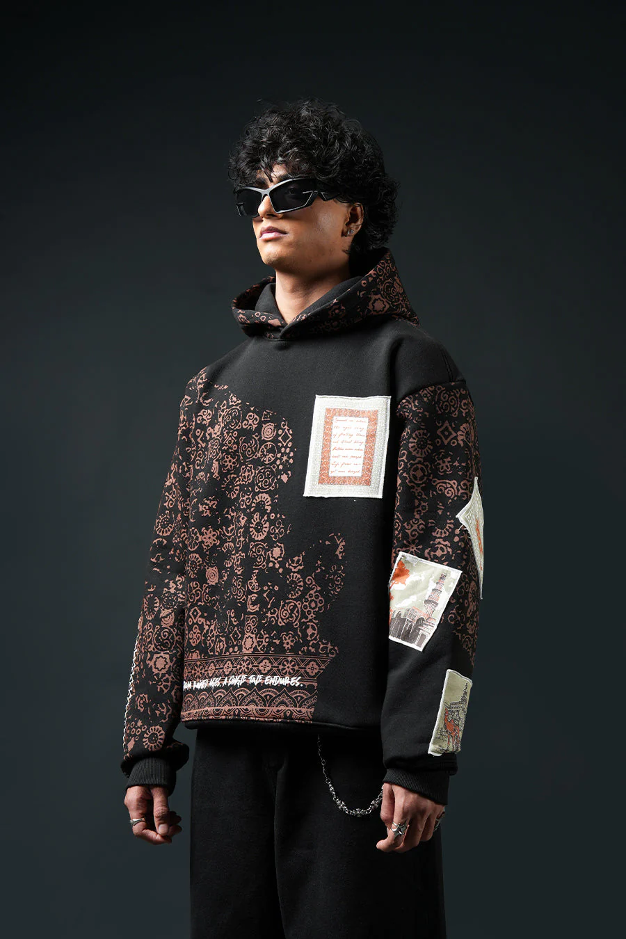 Tough History Black Hoodie