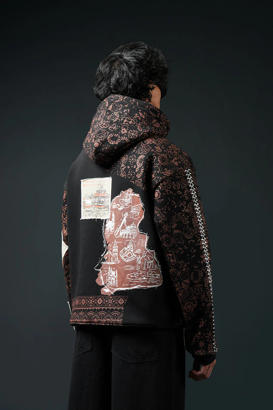 Tough History Black Hoodie - Image 12