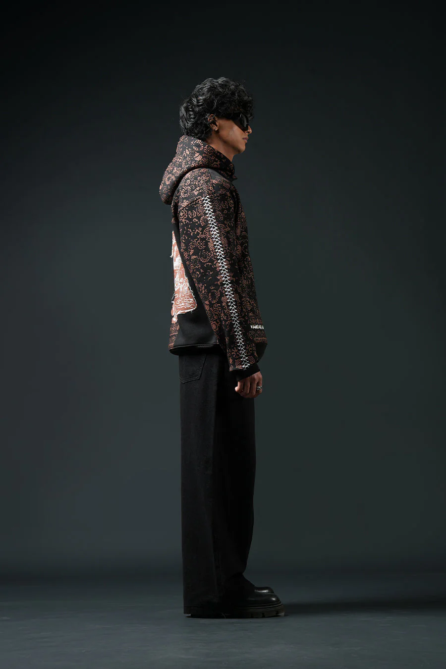 Tough History Black Hoodie - Image 17