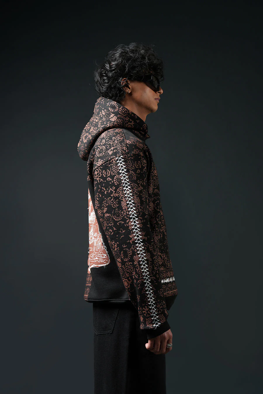 Tough History Black Hoodie - Image 18