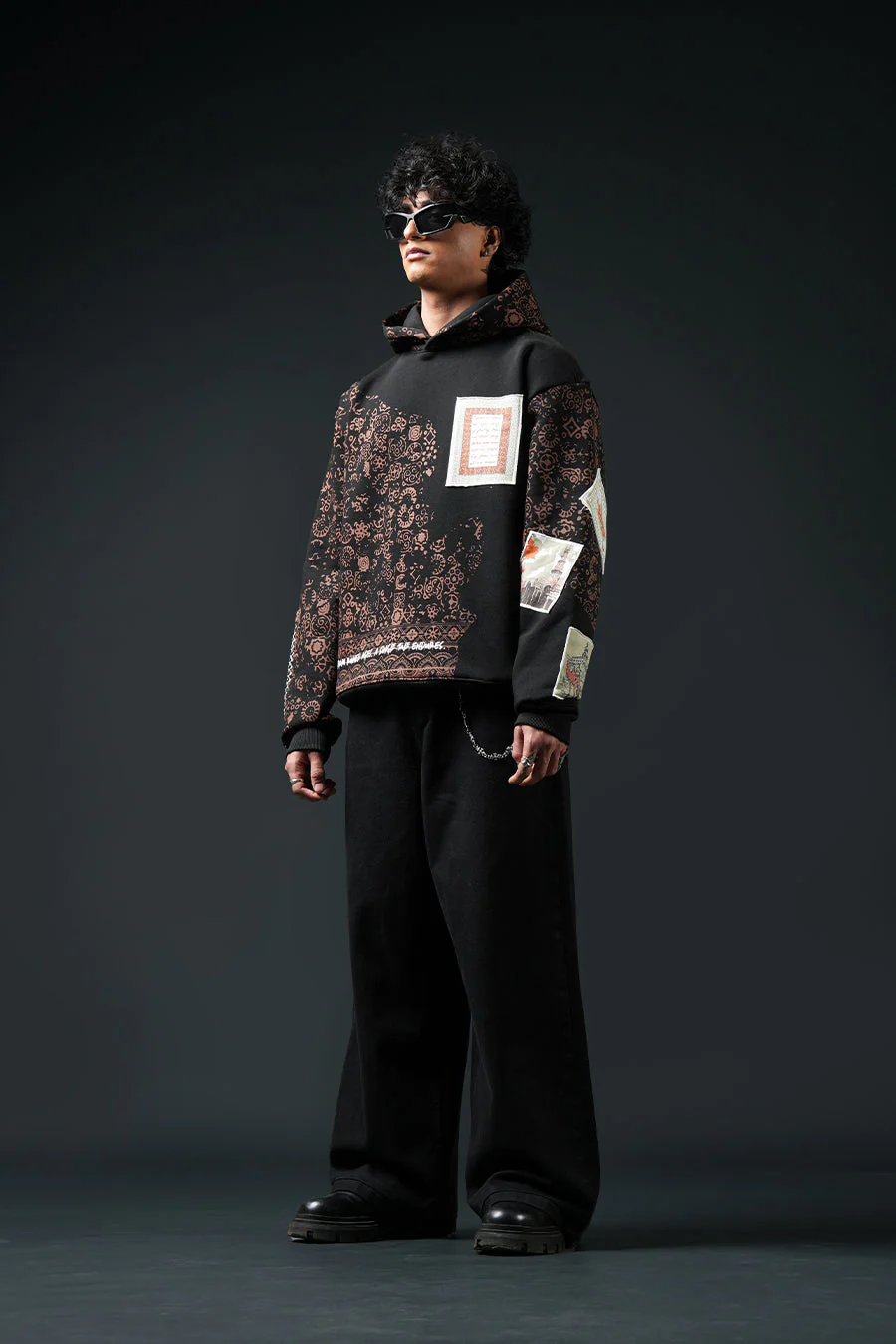 Tough History Black Hoodie - Image 2